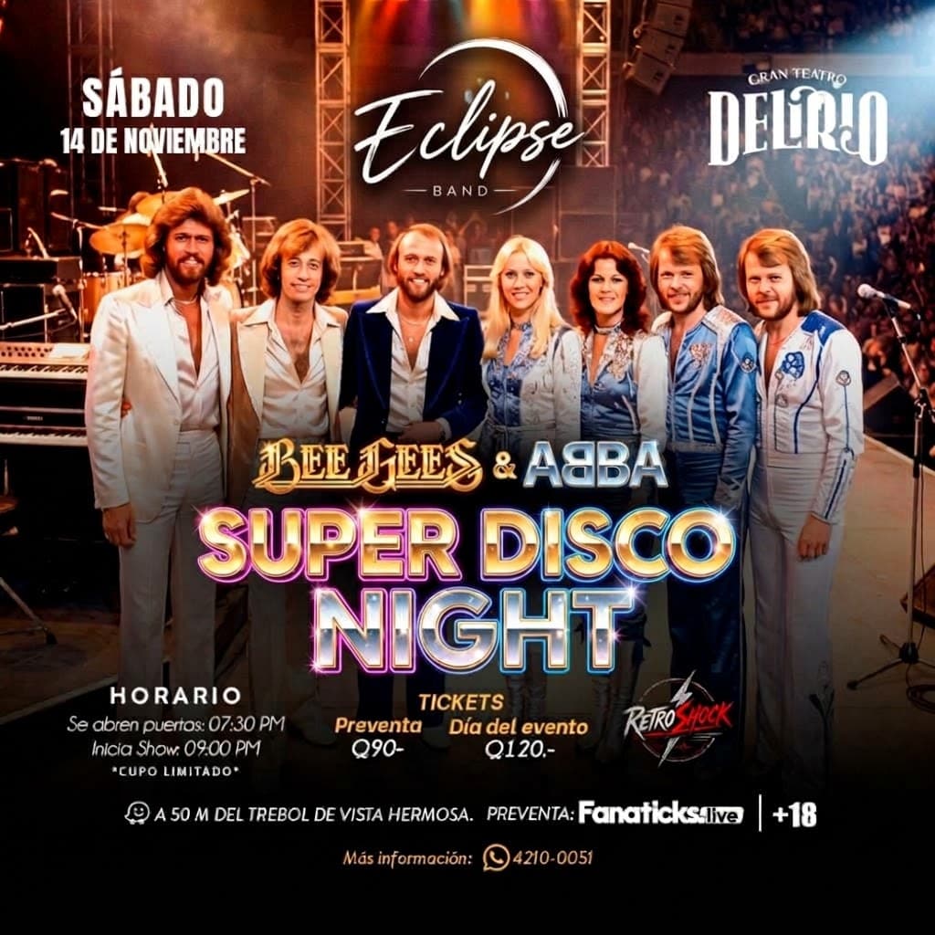 BEE GEES & ABBA: SUPER DISCO NIGHT