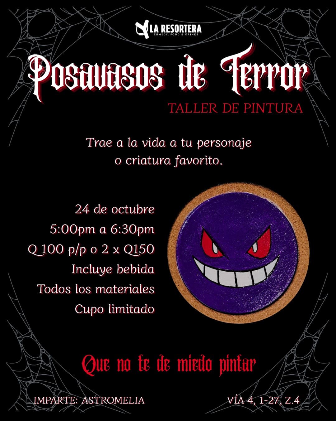 Posavasos de Terror