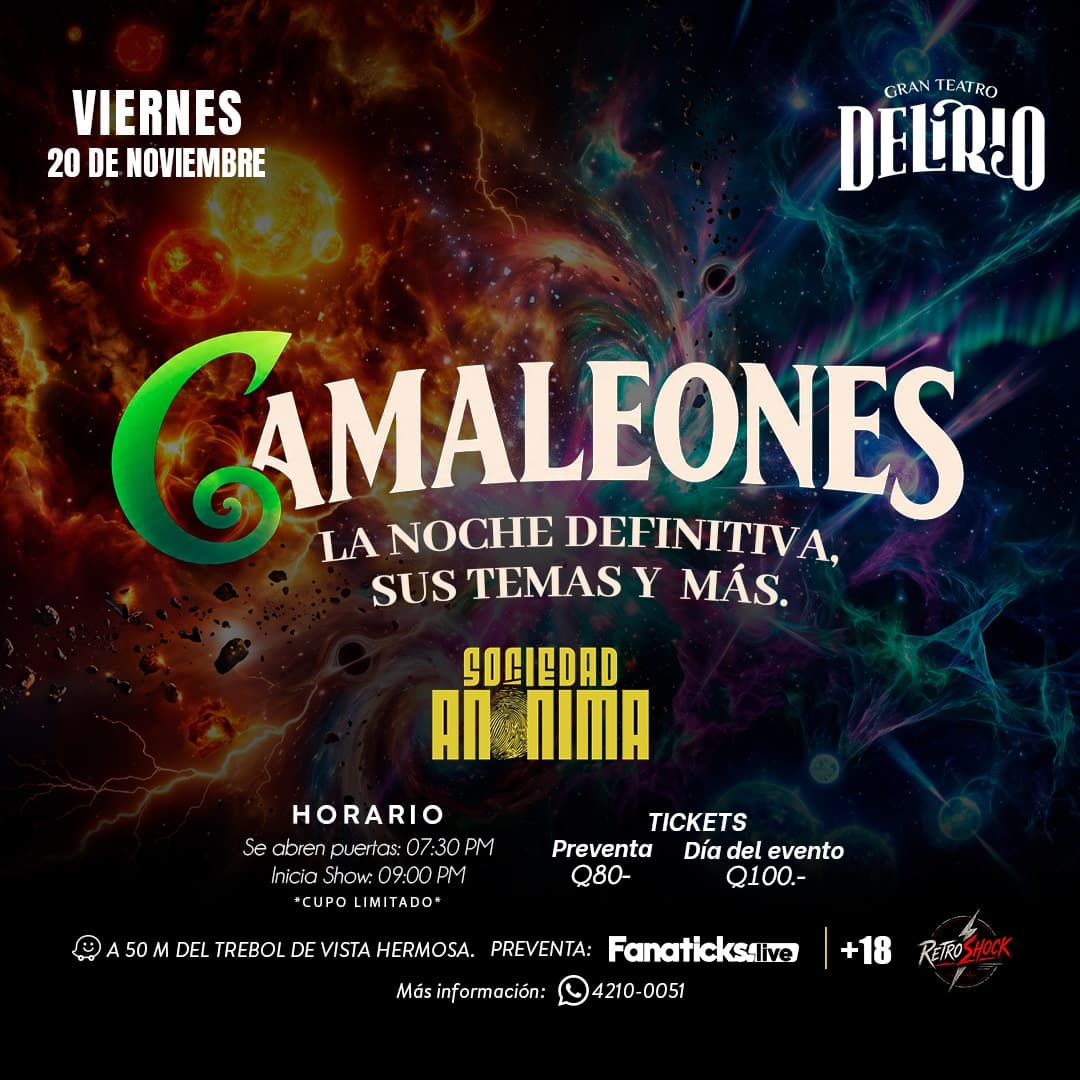 CAMALEONES Y SOCIEDAD ANÓNIMA